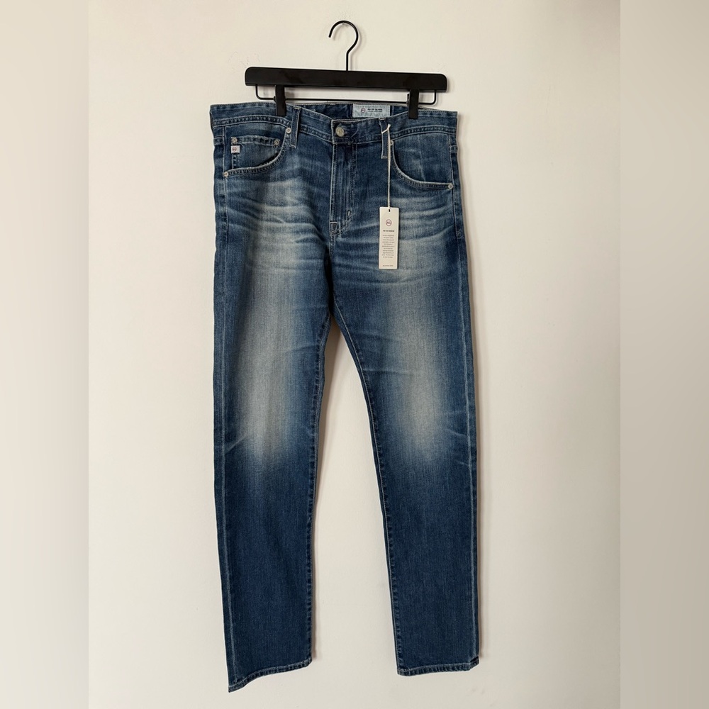 NWT Ag Adriano Goldschmied Tellis AG-ed Men’s Jeans Size 34 Regular - Picture 3 of 16